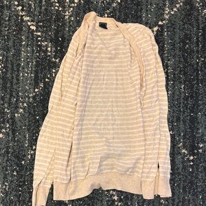 Gap Striped Beige Cardigan size small